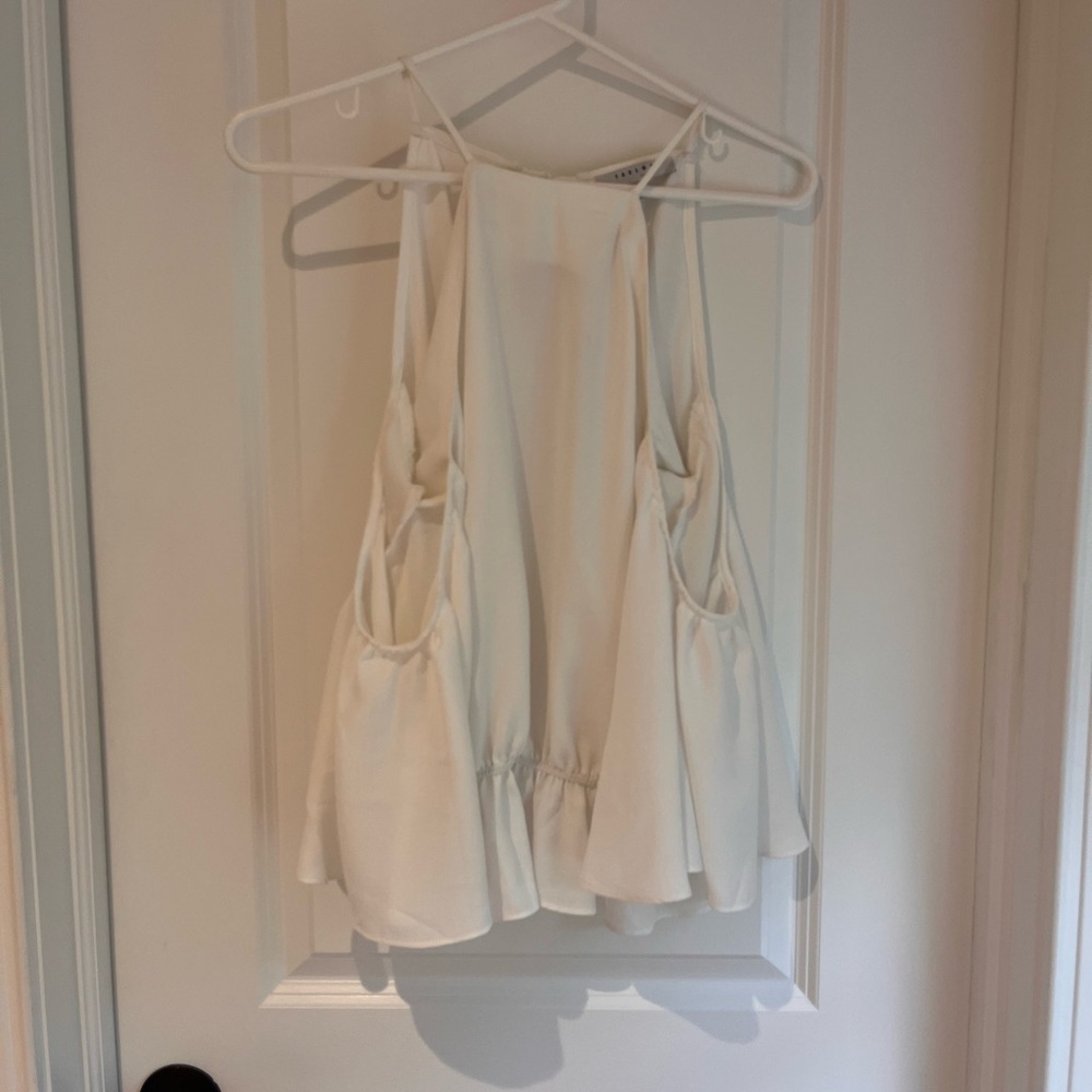 White Cold Shoulder Blouse Fashion Nova